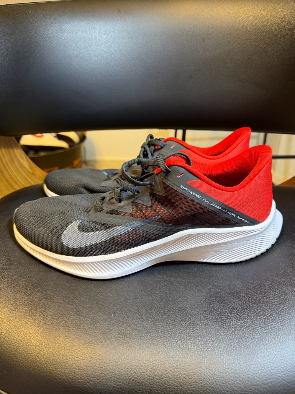 Nike Quest 3 Men's Running Shoes "Bred" cd0230-016 Size 11.5